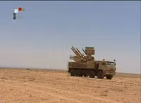 [ẢNH] Pantsir-S1 Syria phóng 9 quả đạn mới chặn nổi 1 tên lửa Israel