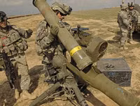 [ẢNH] Tên lửa Mỹ ‘thổi’ bay tháp pháo xe tăng Đức trên chiến trường Syria