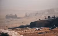 [ẢNH] Tên lửa Mỹ ‘thổi’ bay tháp pháo xe tăng Đức trên chiến trường Syria