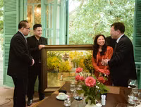 [ẢNH] Nhìn lại bữa trưa đặc biệt của đoàn quan chức Triều Tiên tại Hà Nội