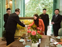 [ẢNH] Nhìn lại bữa trưa đặc biệt của đoàn quan chức Triều Tiên tại Hà Nội