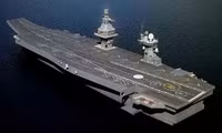[ẢNH] Tàu sân bay mới của Nga mang tiêm kích Su-57K và hệ thống phòng không S-500K?