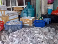 Hà Nội: Đột kích cơ sở nghi tẩy trắng bạch tuộc bằng hóa chất