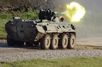 [ẢNH] Xe bọc thép BTR-82A Nga tới biên giới Syria - Thổ Nhĩ Kỳ để hủy diệt phiến quân
