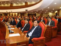 Hình ảnh Ban Bí thư TW Đảng gặp mặt cán bộ lãnh đạo nghỉ hưu