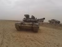 [ẢNH] Chưa kịp thị uy Thổ Nhĩ Kỳ, siêu tăng T-90A Syria đã bị phiến quân tóm sống