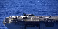 [ẢNH] Siêu tàu đổ bộ Mỹ tập trận cùng tiêm kích tàng hình F-35B ngay 