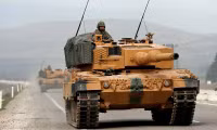 [ANH] ‘Báo vàng’ Leopard 2A4 Thổ Nhĩ Kỳ bị tên lửa chống tăng Mỹ ‘thổi’ bay tháp pháo