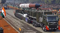 [ẢNH] Tên lửa hạt nhân Agni-IV Ấn Độ không những Pakistan mà cả Trung Quốc cũng lo ngại