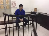 Đối tượng dâm ô trẻ em Cao Mạnh Hùng trước vành móng ngựa