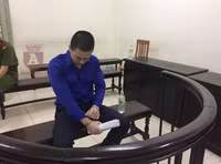 Đối tượng dâm ô trẻ em Cao Mạnh Hùng trước vành móng ngựa