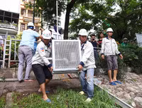 Trình diễn xử lý nước sông Tô Lịch bằng công nghệ Nano - Bioreactor