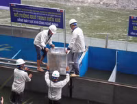 Trình diễn xử lý nước sông Tô Lịch bằng công nghệ Nano - Bioreactor