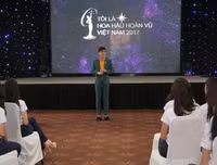 Nam vương người Việt thế giới chia sẻ cách làm đẹp với thí sinh Hoa hậu Hoàn vũ