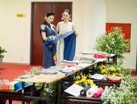Hoa hậu Ngọc Hân giới thiệu bộ sưu tập mới tại 