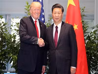 Chùm ảnh Tổng thống Mỹ Donald Trump thăm Trung Quốc