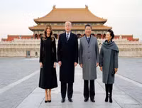 Chùm ảnh Tổng thống Mỹ Donald Trump thăm Trung Quốc