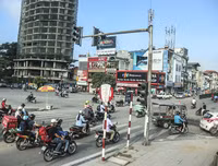 Thi công cầu vượt An Dương - Nghi Tàm, phương tiện đi lại thế nào để không ùn tắc