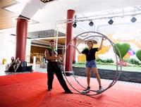 Sôi động biểu diễn nghệ thuật tại Sun World Danang Wonders