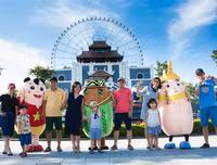 Sôi động biểu diễn nghệ thuật tại Sun World Danang Wonders
