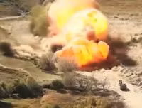 [ẢNH] Tình thế cấp bách, Syria huy động 'rồng lửa đa đầu' UR-77 để hủy diệt IS tại thủ đô Damascus