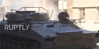 [ẢNH] Tình thế cấp bách, Syria huy động 'rồng lửa đa đầu' UR-77 để hủy diệt IS tại thủ đô Damascus