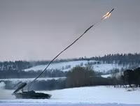 [ẢNH] Tình thế cấp bách, Syria huy động 'rồng lửa đa đầu' UR-77 để hủy diệt IS tại thủ đô Damascus