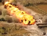 [ẢNH] Tình thế cấp bách, Syria huy động 'rồng lửa đa đầu' UR-77 để hủy diệt IS tại thủ đô Damascus