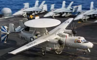 [ẢNH] Mỹ mất 4 chiếc F/A-18 vì cú hạ cánh lỗi của E-2D trên tàu sân bay đang răn đe Iran