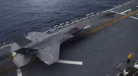 [ẢNH] Siêu tàu đổ bộ Mỹ tập trận cùng tiêm kích tàng hình F-35B ngay 