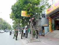 Phường Khương Đình quyết liệt xử lý vi phạm về trật tự đô thị