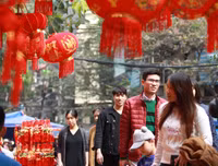 Sắc xuân trên phố phường Hà Nội