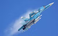 [ẢNH] Sự cố nghiêm trọng gây thiệt hại lớn cho Nga: Hai chiến đấu cơ Su-34 đâm nhau trên không