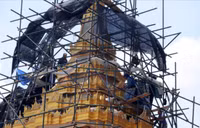 Những ngày viếng cuối cùng nhà vua Thái Lan, Bhumibol Adulyadej, chuẩn bị cho lễ hỏa táng