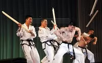Hai miền Triều Tiên biểu diễn taekwondo chung