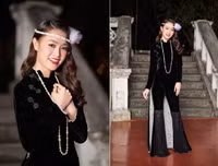 Ngô Phương Lan lần đầu diễn catwalk, Á hậu Hoàng Anh bế bụng bầu đi xem thời trang