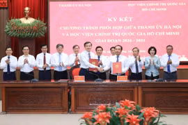 Thành ủy Hà Nội hợp tác với Học viện Chính trị Quốc gia Hồ Chí Minh: Mỗi sản phẩm phải gắn với trí tuệ và tình yêu Thủ đô