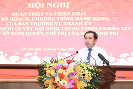 Bí thư Thành ủy Hà Nội: Tổ chức lại không gian phát triển, tạo động lực mới cho Thủ đô