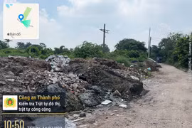 Ngao ngán tình trạng đổ trộm phế thải tại giữa khu dân cư phường Bồ Đề