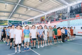 Văn phòng Cơ quan Cảnh sát điều tra và Công an phường Cầu Giấy tổ chức giải Pickleball mở rộng lần thứ 2 