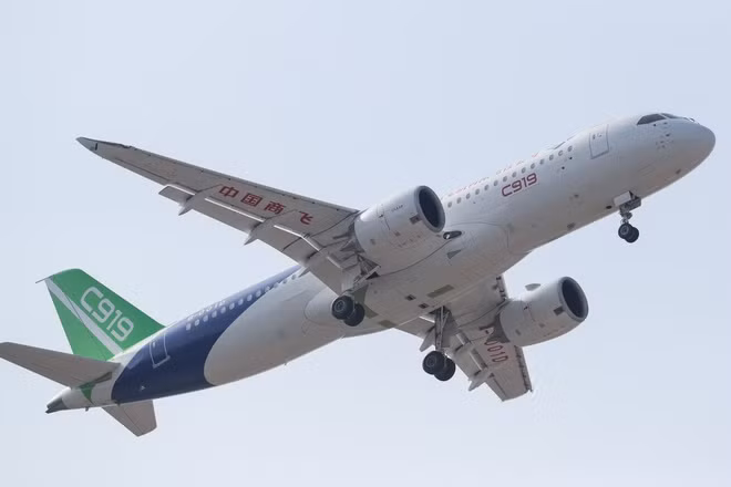 Máy bay C919 của Trung Quốc sử dụng nhiều linh kiện Mỹ