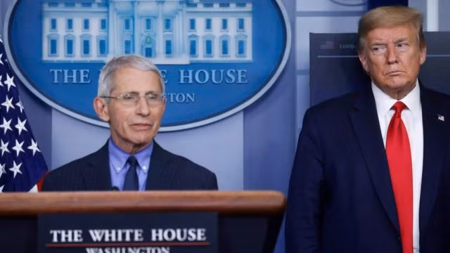 Tổng thống Donald Trump có nhiều bất đồng với ông Fauci về cách xử lý dịch bệnh