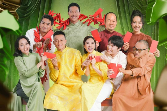 Mỹ Tâm, Mai Tài Phến cùng dàn diễn viên "Tài" đón Tết linh đình 