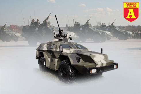 Xe bọc thép BMP-97 vốn được trang bị cho đơn vị biên phòng và đặc nhiệm