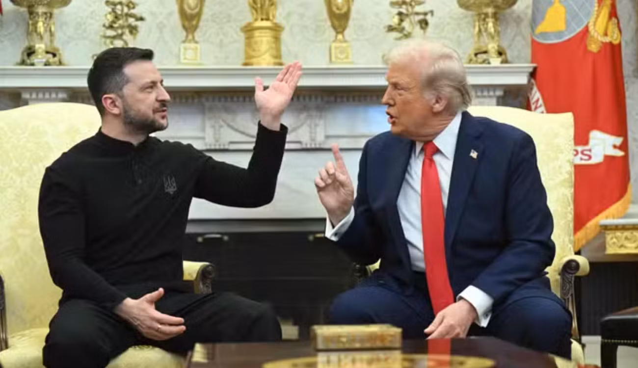 Tổng thống Mỹ Donald Trump và Tổng thống Ukraine Volodymyr Zelensky Tổng thống Mỹ Donald Trump và Tổng thống Ukraine Volodymyr Zelensky