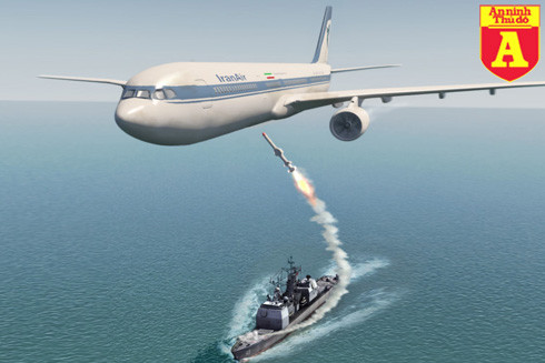 Tuần dương hạm của Mỹ phóng tên lửa về phía máy bay