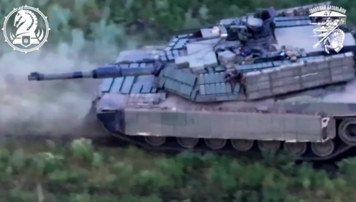 Xe tăng M1A1 SA Abrams trang bị giáp phản ứng nổ Kontakt-1 Xe tăng M1A1 SA Abrams trang bị giáp phản ứng nổ Kontakt-1