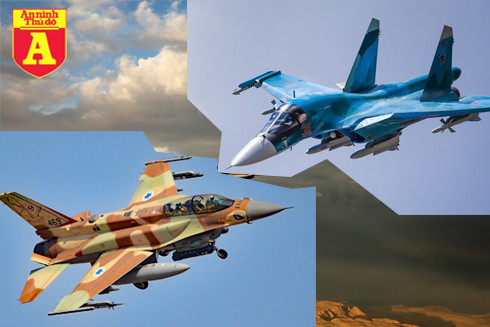 Máy bay F-16I của Israel và Su-34 của Nga