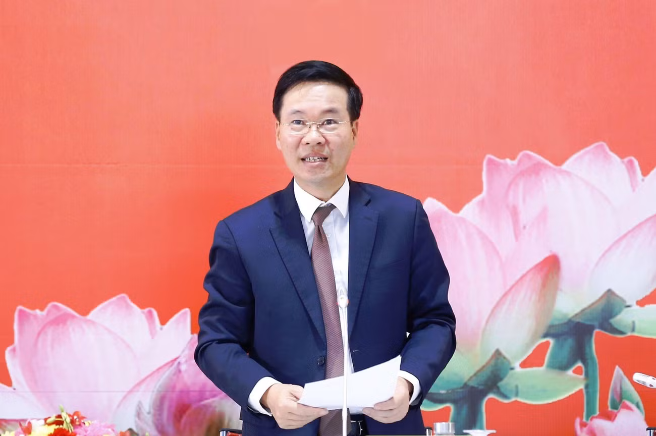 Ủy viên Bộ Chính trị, Bí thư Trung ương Đảng, Trưởng ban Tuyên giáo Trung ương Võ Văn Thưởng
