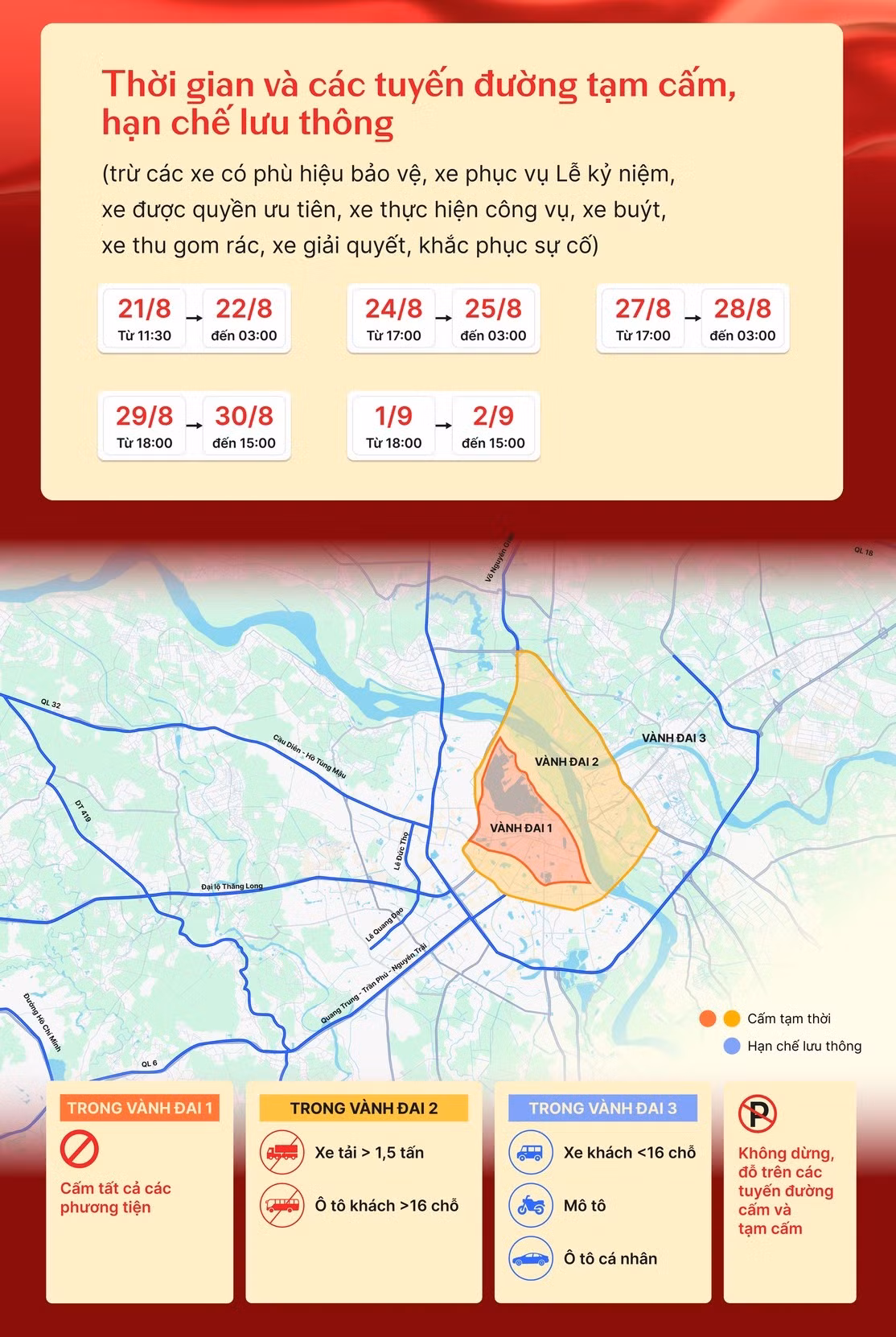 Phương án phân luồng giao thông phục vụ các hoạt động của sự kiện A80 ảnh 3